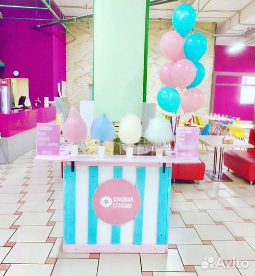 Сладкая вата Попкорн Кукуруза