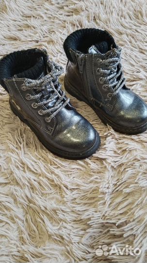 Ботинки демисезонные для девочки 27 размер