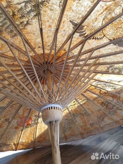 Бумажный зонт новый