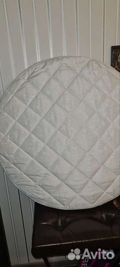 Круглый матрас + наматрасник и наволочки в подарок