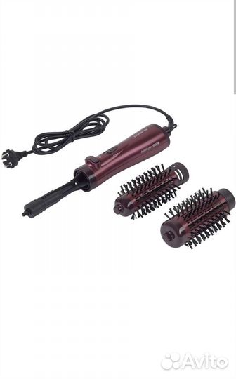 Фен-щётка Polaris PHS 1020RK бордовый/чёрный Новый