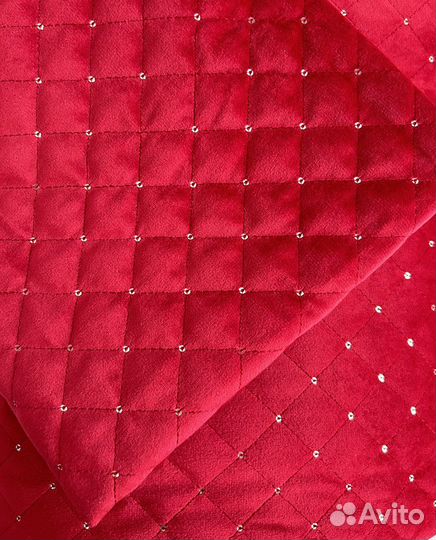 Набор покрывало + наволочка из велюра с пайетками