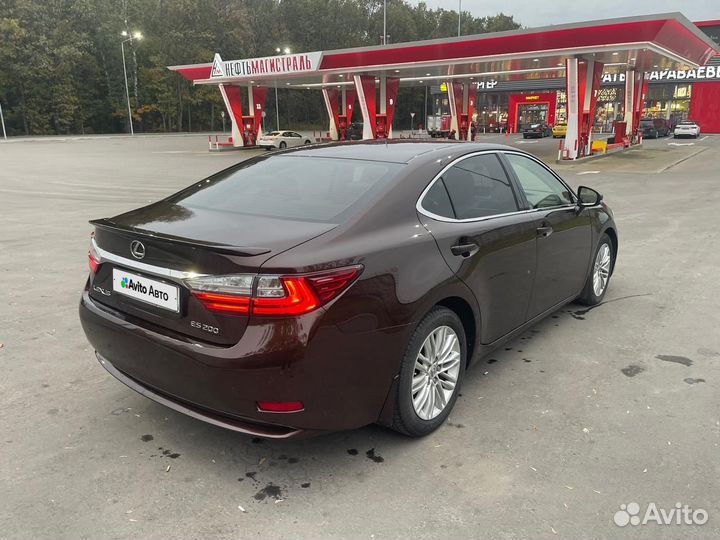 Lexus ES 2.0 AT, 2016, 145 000 км