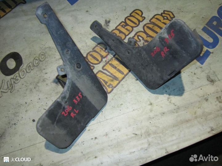 Брызговик на peugeot 206 sedan 2B, 2A/C TU3