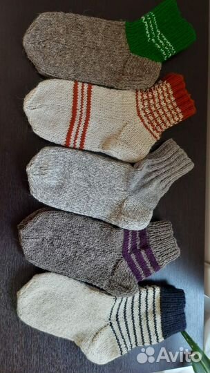 Носки вязаные ручной работы мужские
