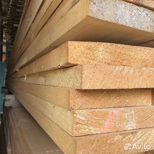 Доска обрезная, камерной сушки 50*200*6000