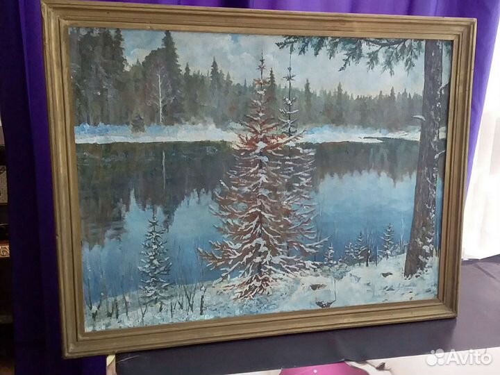Картина маслом на холсте пейзаж