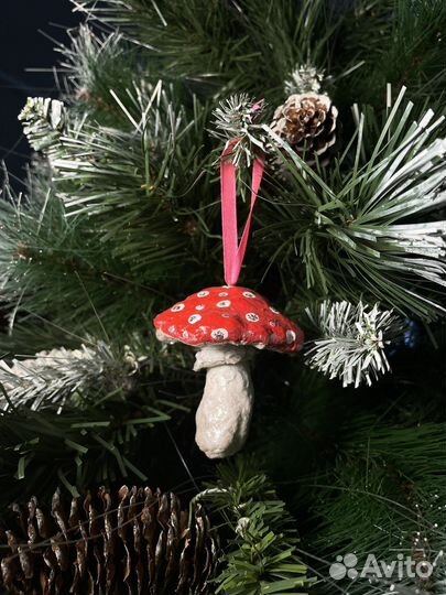 Набор елочных игрушек ссср, из ваты, комплект