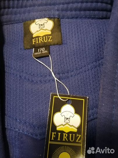 Кимоно для дзюдо фируз размер 165. 170 новые