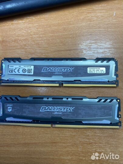 Оперативная память ddr4 crucial ballistix sport