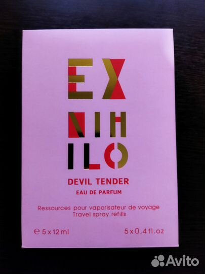 Подарочный набор Ex Nihilo - Devil Tender 5*12мл