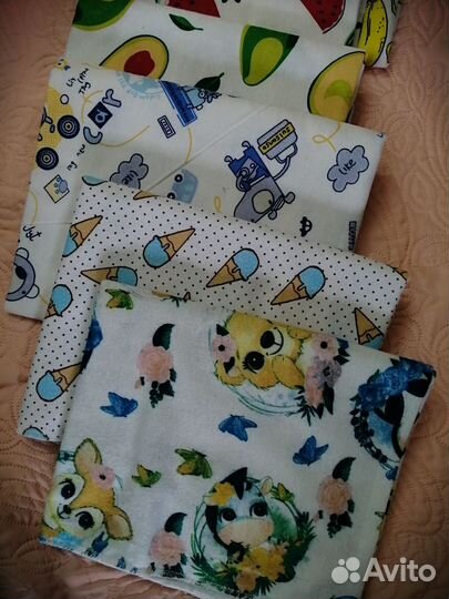 Пелёнки фланелевые размер 100 на 120