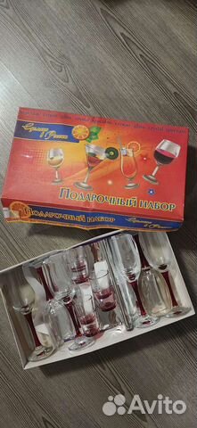 Подарочный набор рюмки+бокалы
