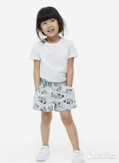 Джинсовая куртка и шорты hm 104 новые