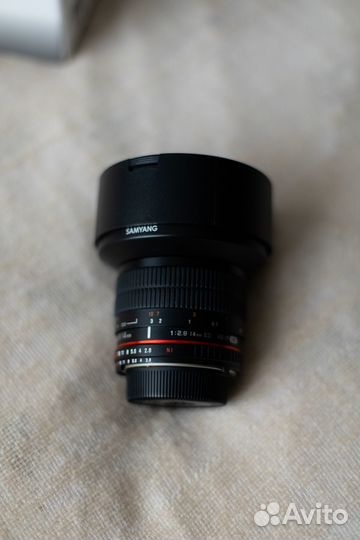 Объектив samyang F2.8/14mm ED AS IF UMC для nikon