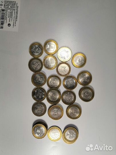 Монеты 10рублей биметалл