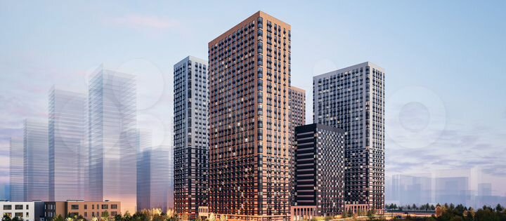 Квартира-студия, 23,8 м², 28/33 эт.