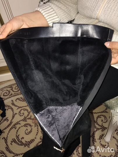 Сапоги новые натуральная замша