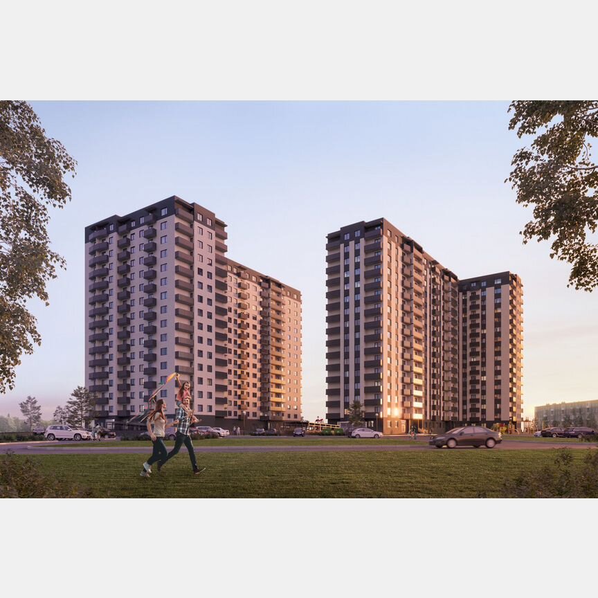 2-к. квартира, 44 м², 6/16 эт.