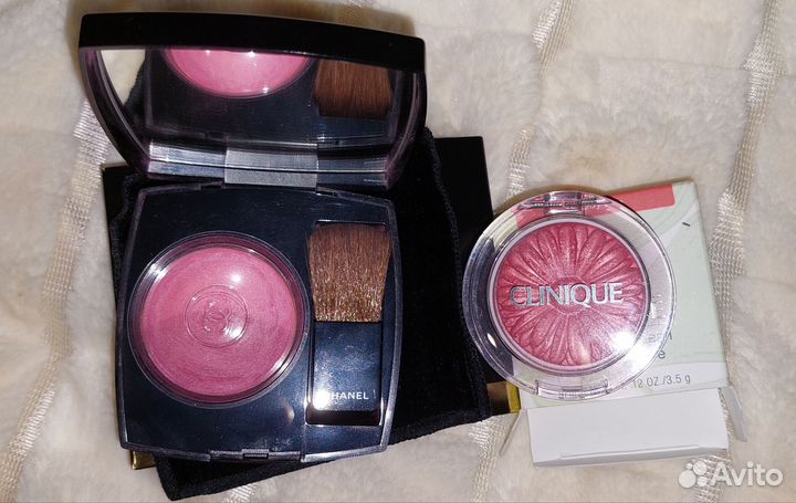 Румяна Chanel Joues Contraste, clinique cheek POP
