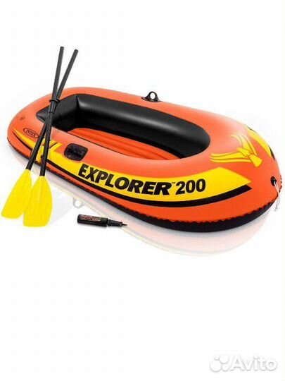 Надувная лодка Intex explorer 200