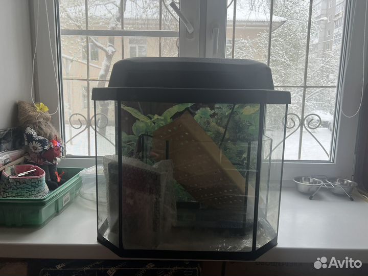 Аквариум с крышкой
