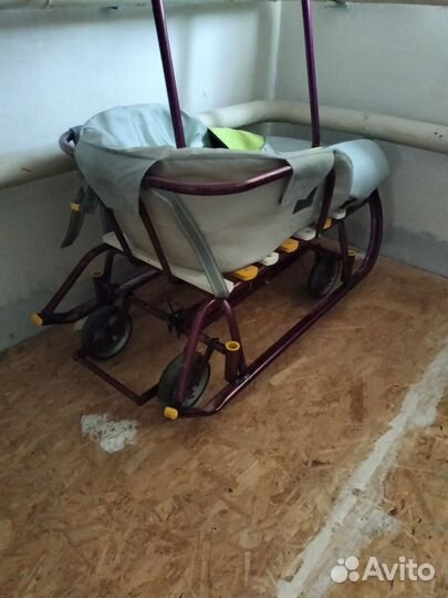 Санки на колесах