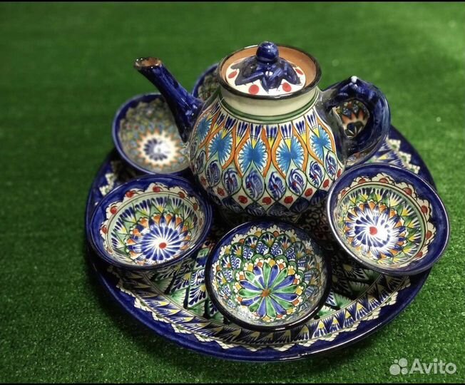 Узбекская кepaмическая посуда