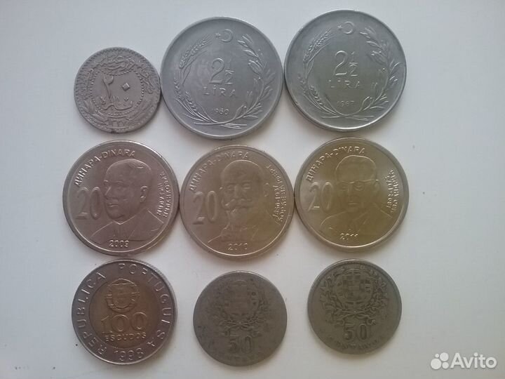 Монеты европы