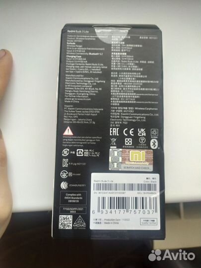 Беспроводные наушники redmi Buds 3 lite новые