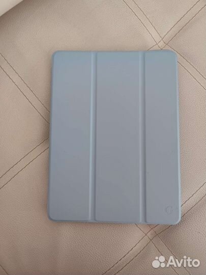Чехол для iPad pro 11 2018 голубой с карманом