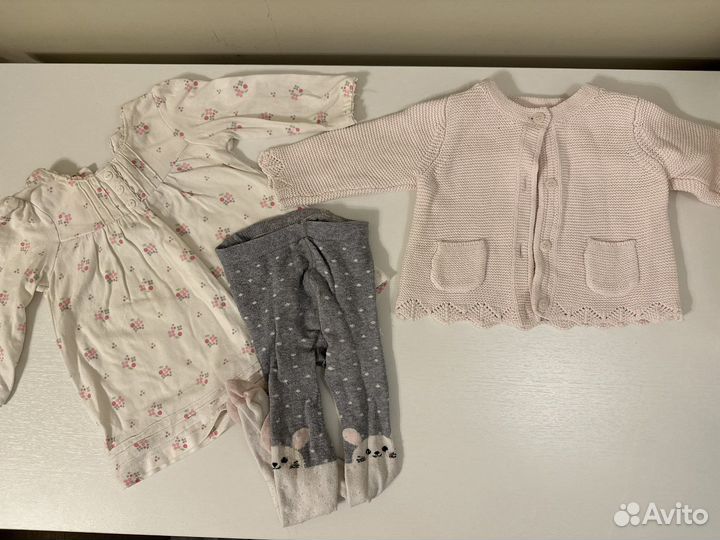 Вещи пакетом на девочку 68-74