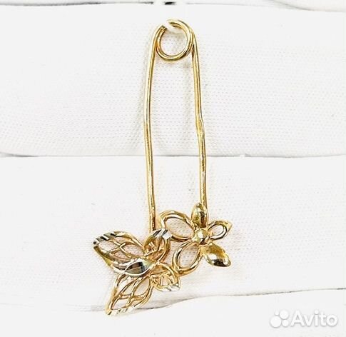 Золотая брошь