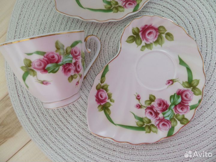Чайный набор на 2 персоны. Фарфор