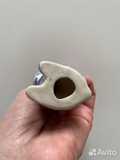 Фигурка заяц Гжель СССР