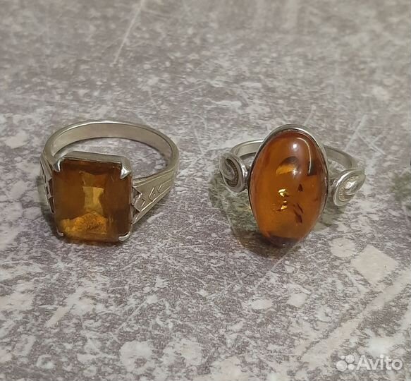 Серебянные кольца, серьги,кулоны ссср,винтаж