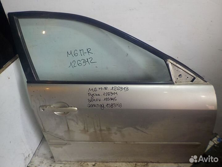 Стекло двери передней правой Mazda 6