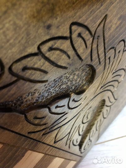 Нарды из дерева, Узор