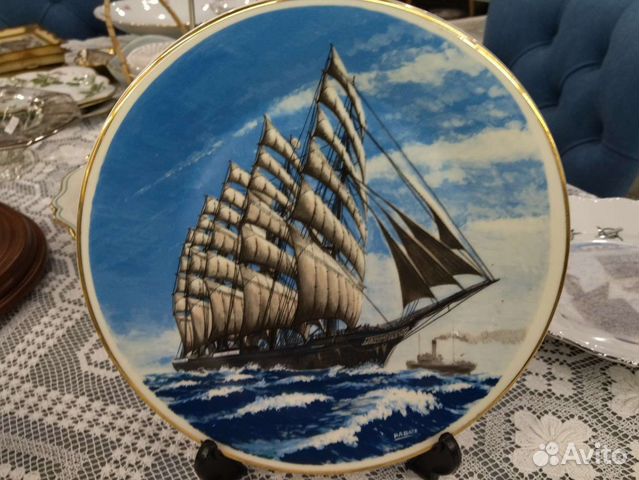 Настенная тарелка Парусник preussen Англия