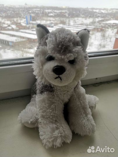 Игрушка щенок хаски