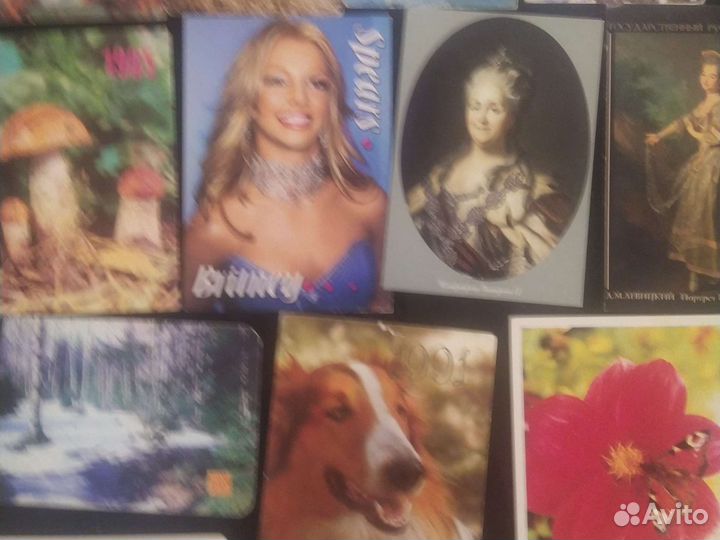 Коллекция 100шт календариков СССР