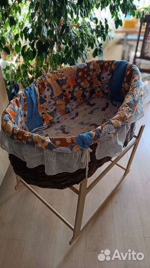 Люлька колыбель плетеная