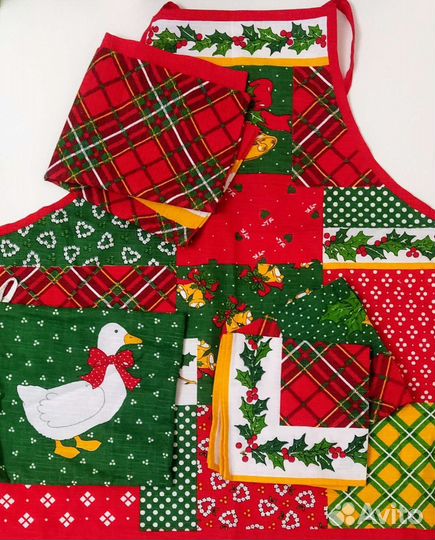 Подарочный новогодний набор кухонного текстиля