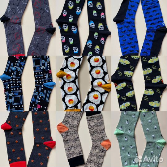 Носки мужские цветные