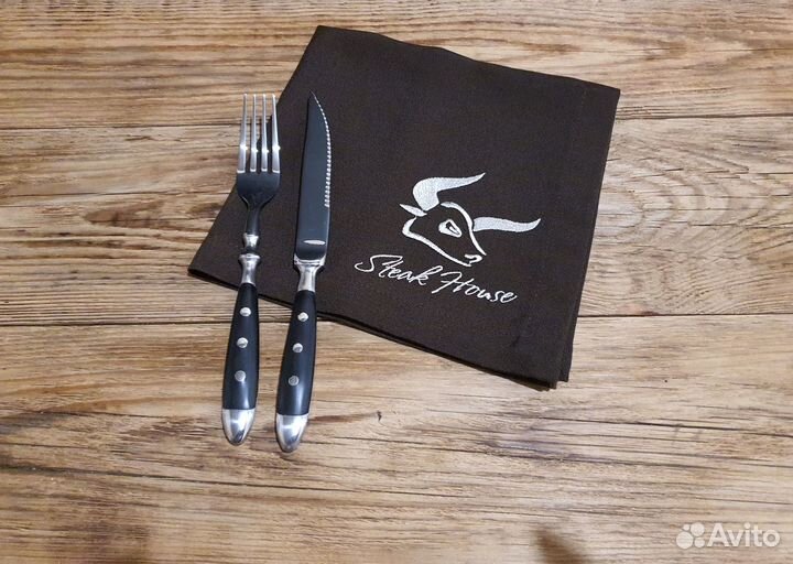 Набор вилок и ножей для стейка и мяса Grawe винтаж