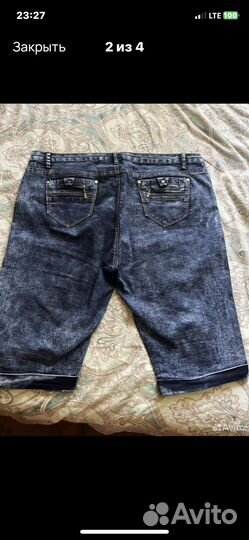 Бриджи джинсовые женские, 60-62 р