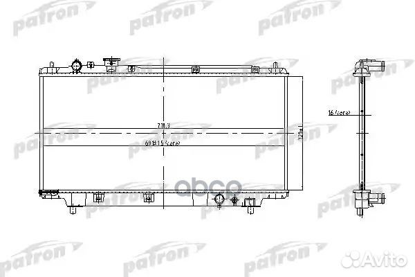 Радиатор системы охлаждения паяный mazda: 323 1