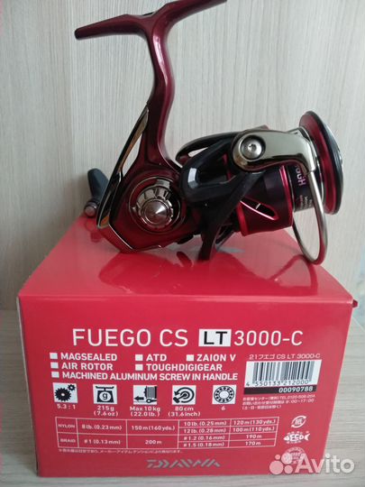 Катушка Daiwa fuego cs lt 3000-c