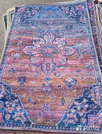 Грузинский ковер с нац.орнаментами.Шелк+ хлопок