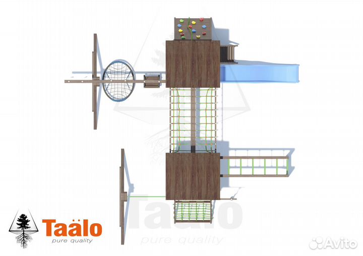 Детская игровая площадка Taalo Серия D1 модель 2